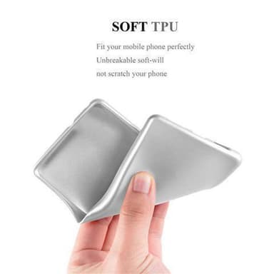 Samsung Galaxy S6 EDGE PLUS Suojakuori Kotelo (Hopea)