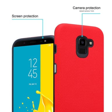 Samsung Galaxy J6 2018 Suojakuori Kotelo (Punainen)