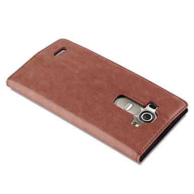 LG G4 / G4 PLUS Suojakuori Lompakkokotelo (Ruskea)