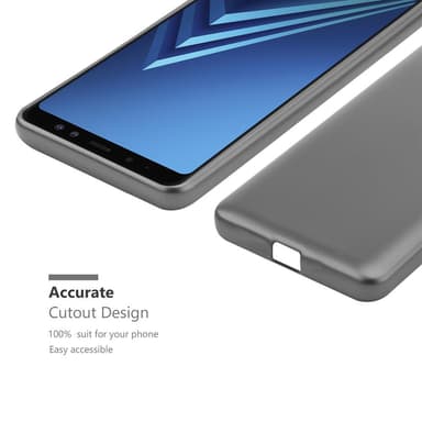 Samsung Galaxy A8 2018 Suojakuori Kotelo (harmaa)