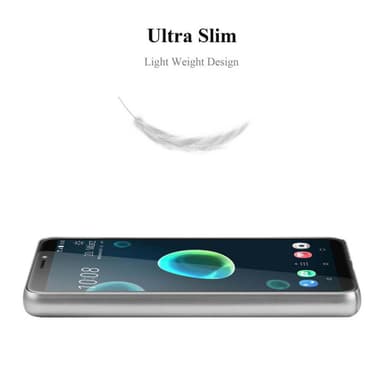 HTC Desire 12 PLUS Suojakuori Kotelo Cover (Hopea)