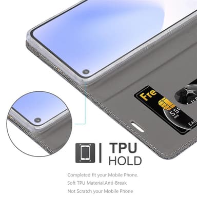 Google PIXEL 5 XL Suojakuori Lompakkokotelo (harmaa)