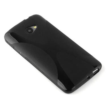 HTC BUTTERFLY S Suojakuori Cover (Musta)