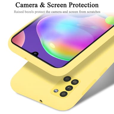 Samsung Galaxy A31 Suojakuori Kotelo (Keltainen)