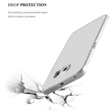 Samsung Galaxy S6 EDGE Suojakuori Kotelo Cover (Hopea)