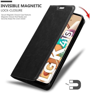 LG K41S Suojakuori Lompakkokotelo (Musta)