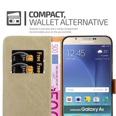 Samsung Galaxy A8 2015 Suojakuori Lompakkokotelo