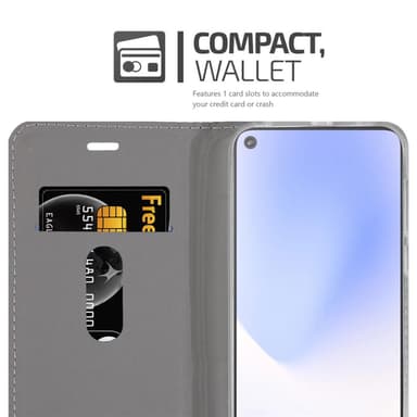 Google PIXEL 5 XL Suojakuori Lompakkokotelo (harmaa)