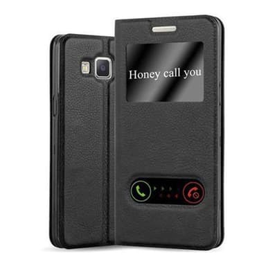 Lompakkokotelo Samsung Galaxy A3 2015 Case (Musta)