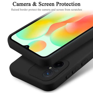 Redmi 12C Suojakuori Kotelo Case (Musta)
