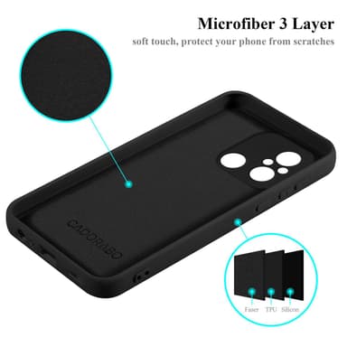 Redmi 12C Suojakuori Kotelo Case (Musta)