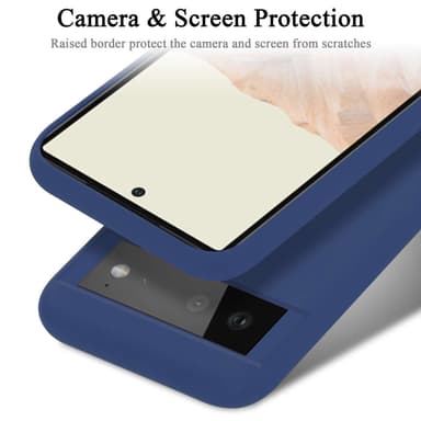Google PIXEL 6 Suojakuori Kotelo Case (Sininen)