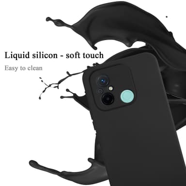 Redmi 12C Suojakuori Kotelo Case (Musta)
