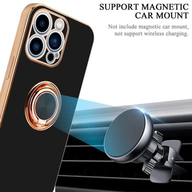 iPhone 13 PRO Suojakuori Kotelo (Musta)