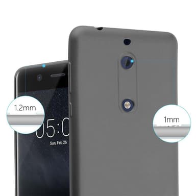 Nokia 5 2017 Suojakuori Kotelo (harmaa)