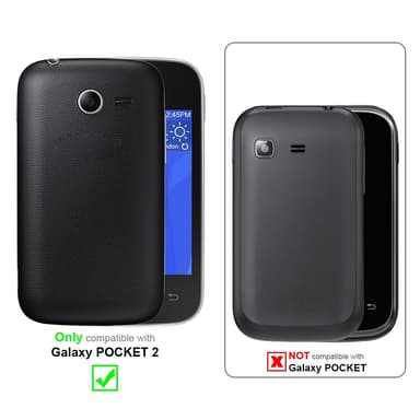 Samsung Galaxy POCKET 2 Suojakuori Universaali (Musta)