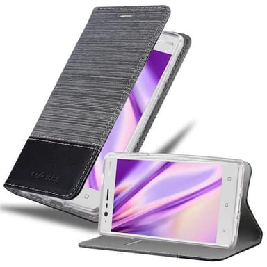Nokia 3 2017 Suojakuori Lompakkokotelo (harmaa)