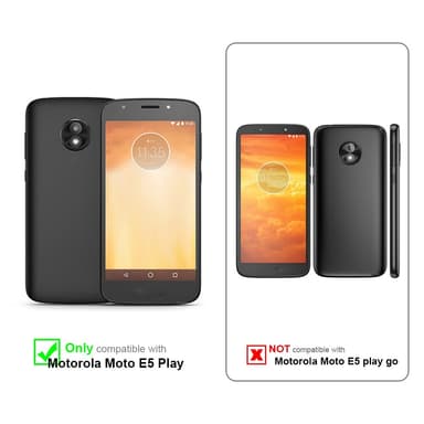 Suojakuori Motorola MOTO E5 PLAY Kotelo (Musta)