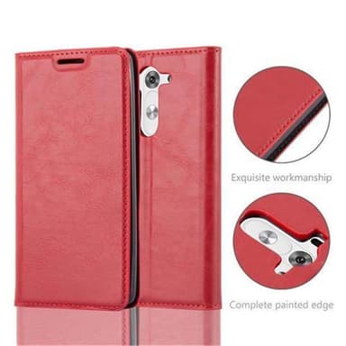 LG G3 MINI / G3 S Suojakuori Lompakkokotelo (Punainen)