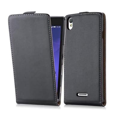 Sony Xperia T3 Suojakuori Case Cover (Musta)