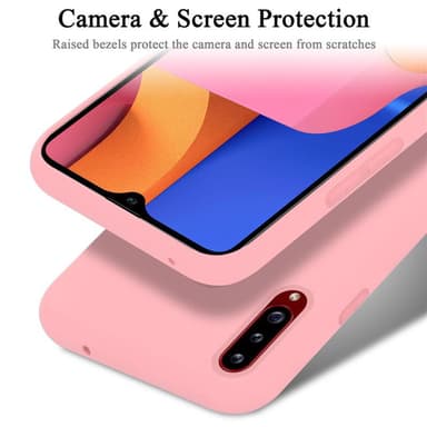 Samsung Galaxy A20s Suojakuori Kotelo (Vaaleanpunainen)