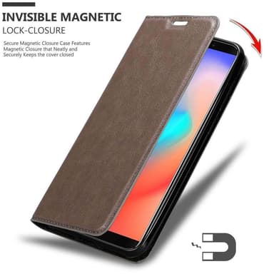 Cubot J3 PRO Suojakuori Lompakkokotelo (Ruskea)