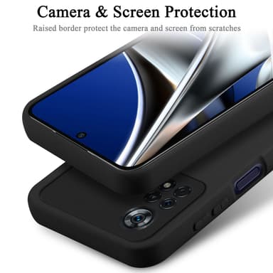 Xiaomi Poco X4 Pro Suojakuori Kotelo Case (Musta)