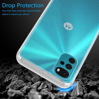 Motorola MOTO G22 Suojakuori Kotelo (Läpinäkyvä)