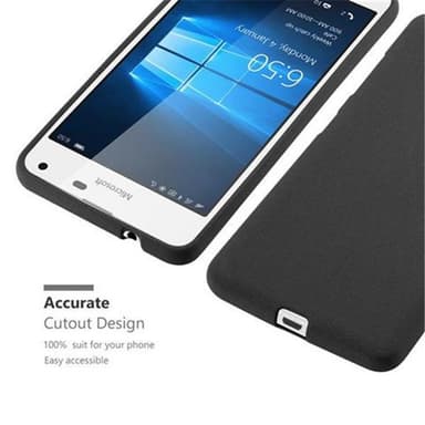 Suojakuori Nokia Lumia 650 Kotelo (Musta)