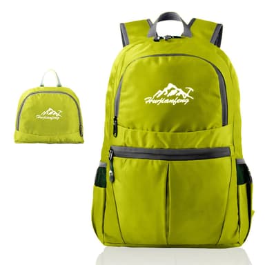 Taitettava reppu 36L Unisex vedenpitävä (lime)