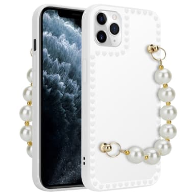 iPhone 11 PRO MAX Suojakuori Kotelo (Valkoinen)