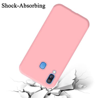 Samsung Galaxy A40 Suojakuori Kotelo (Vaaleanpunainen)