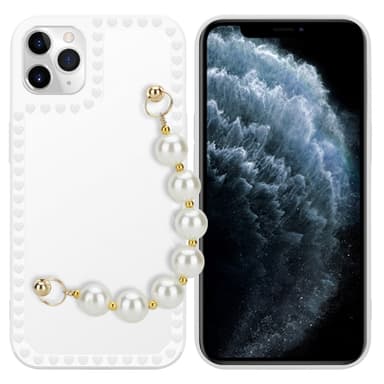 iPhone 11 PRO MAX Suojakuori Kotelo (Valkoinen)