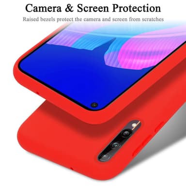 Huawei P40 LITE E Suojakuori Kotelo (Punainen)