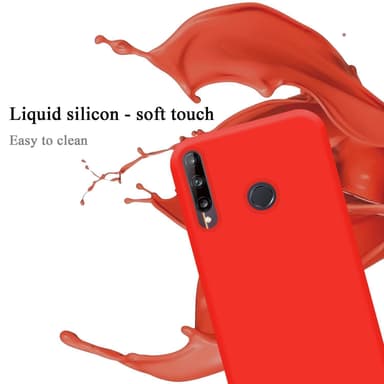 Huawei P40 LITE E Suojakuori Kotelo (Punainen)
