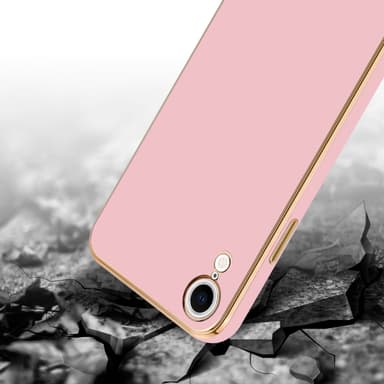iPhone XR Suojakuori Case Cover (Vaaleanpunainen)
