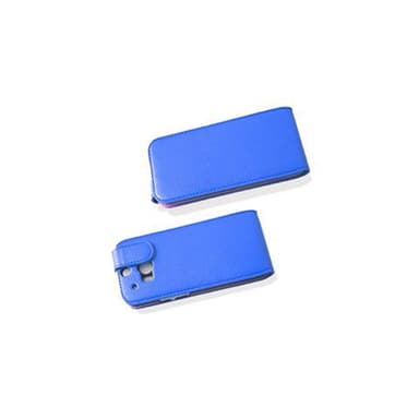 HTC ONE M8 Suojakuori Lompakkokotelo (Sininen)