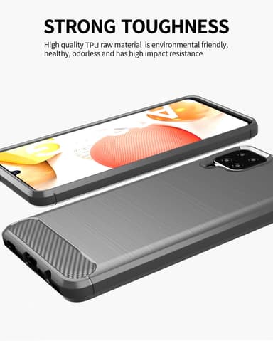 Suojakuori Samsung Galaxy A12 / M12 Kotelo (harmaa)