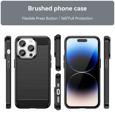Suojakuori iPhone 14 PRO Kotelo (Musta)