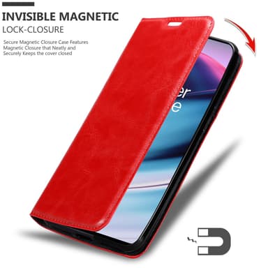 OnePlus Nord CE 5G Suojakuori Lompakkokotelo (Punainen)