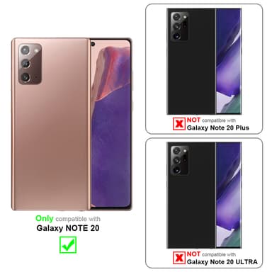 Samsung Galaxy NOTE 20 Suojakuori Cover (Läpinäkyvä)