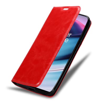 OnePlus Nord CE 5G Suojakuori Lompakkokotelo (Punainen)