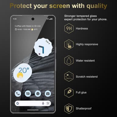 Google PIXEL 7 PRO Näytönsuoja Karkaistu lasi