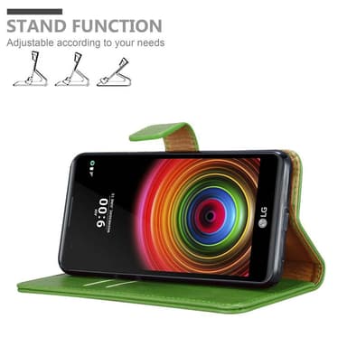 LG X POWER Suojakuori Lompakkokotelo Case Cover
