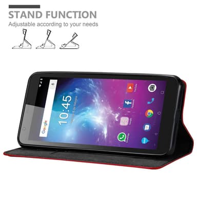 ZTE Blade L8 Suojakuori Lompakkokotelo (Punainen)