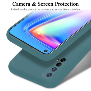 Realme 7 4G Suojakuori Kotelo Case (Green)