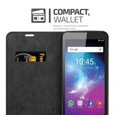 ZTE Blade L8 Suojakuori Lompakkokotelo (Punainen)