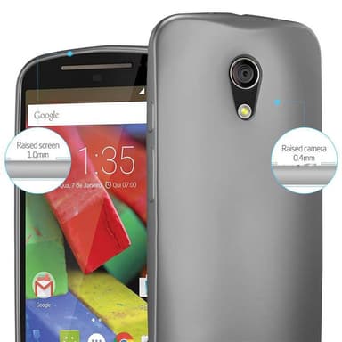 Motorola MOTO G2 Suojakuori Kotelo (harmaa)