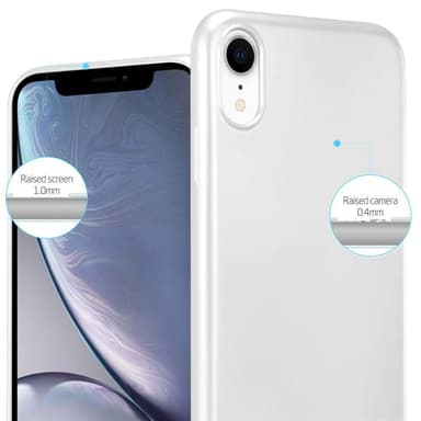 iPhone XR Suojakuori Kotelo (Hopea)