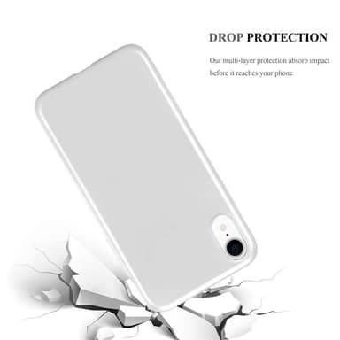 iPhone XR Suojakuori Kotelo (Hopea)